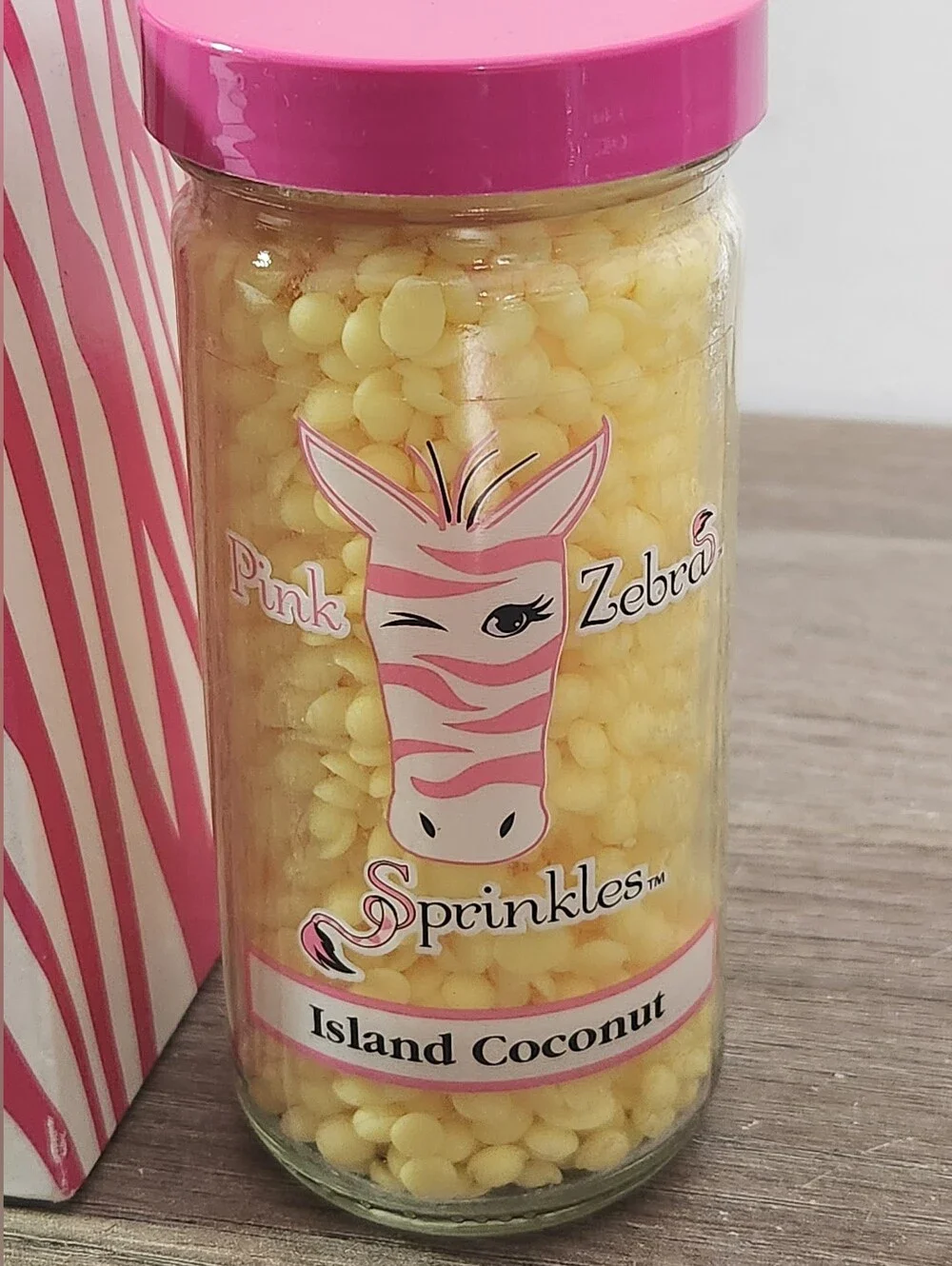 Pink Zebra Island Coconut 3.75 oz Wax Sprinkles